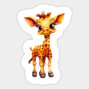Baby Giraffe Sticker